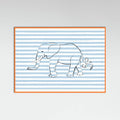Poster Stripe Elephant – poster e stampa artistica