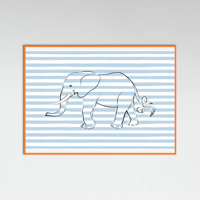 Poster Stripe Elephant – poster e stampa artistica