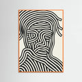 Stripe Portrait Poster – poster and art print