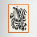 Poster Striped Abstract In Black – poster e stampa artistica