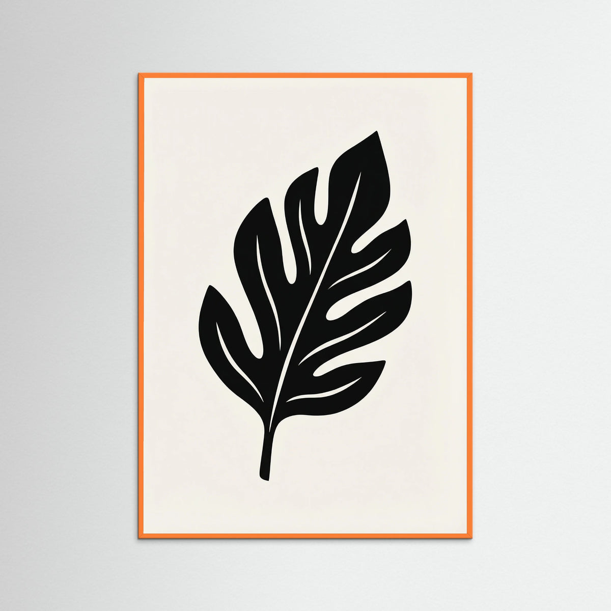 Orange Wood Striped Blooms