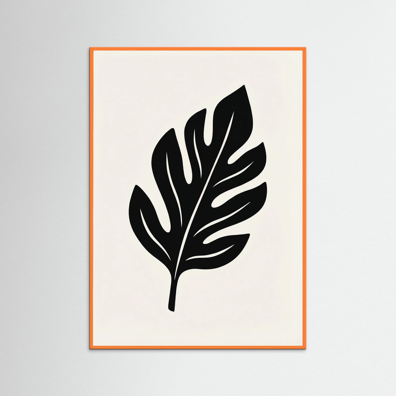 Orange Wood Striped Blooms