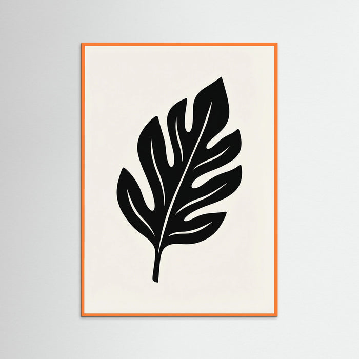 Orange Wood Striped Blooms