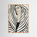 Striped Coat Poster – plakat og kunsttryk