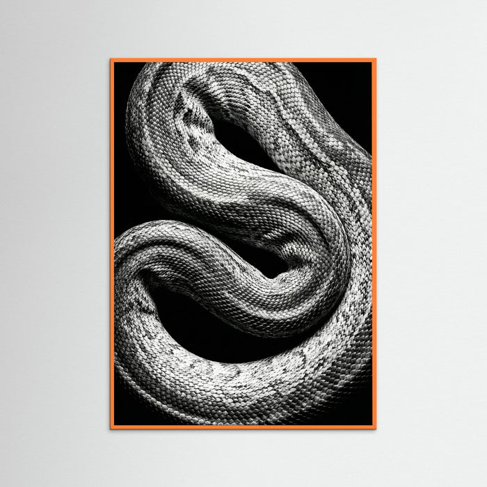 Orange Wood Striped Elegance
