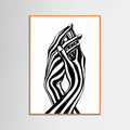 Orange Wood Striped Form