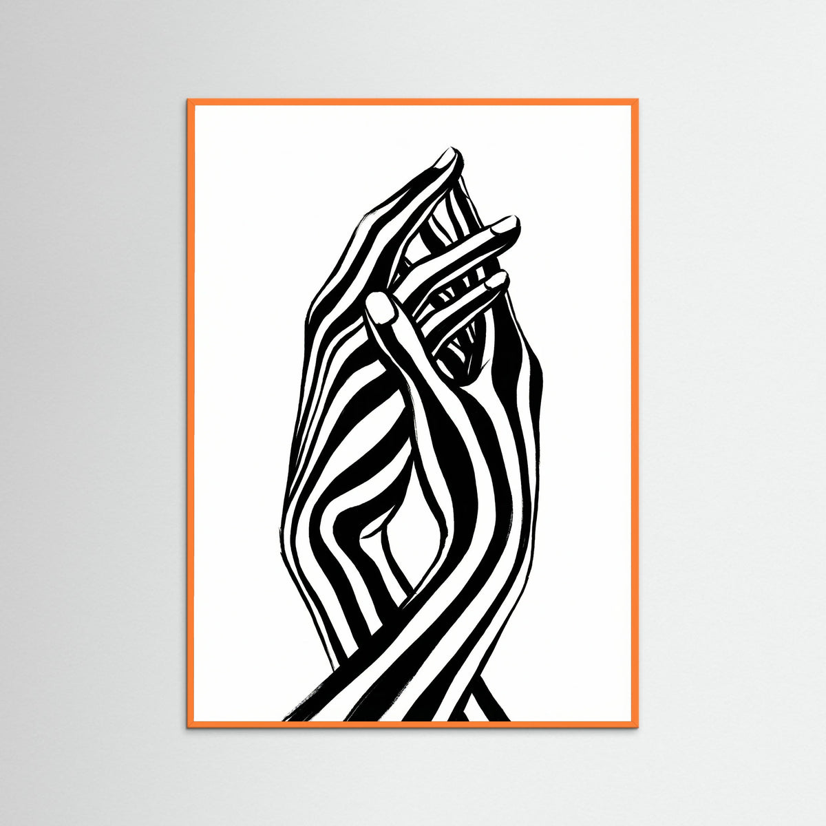 Orange Wood Striped Form