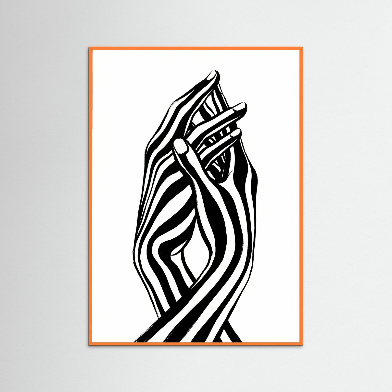 Orange Wood Striped Form