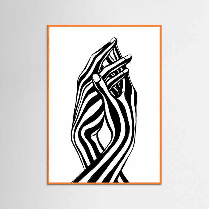 Orange Wood Striped Form