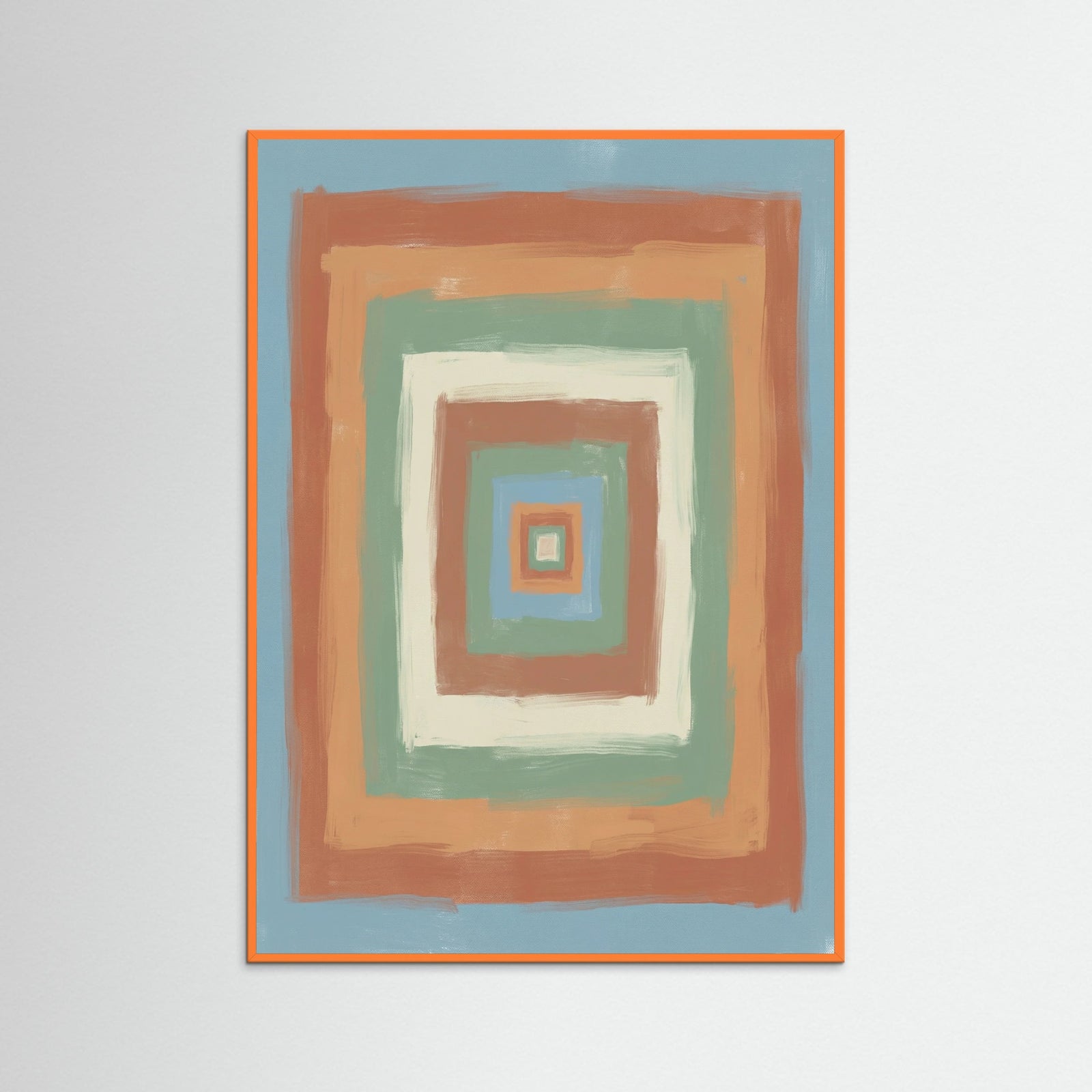 Orange Wood Striped Horizons