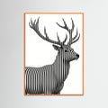 Orange Wood Striped Muse