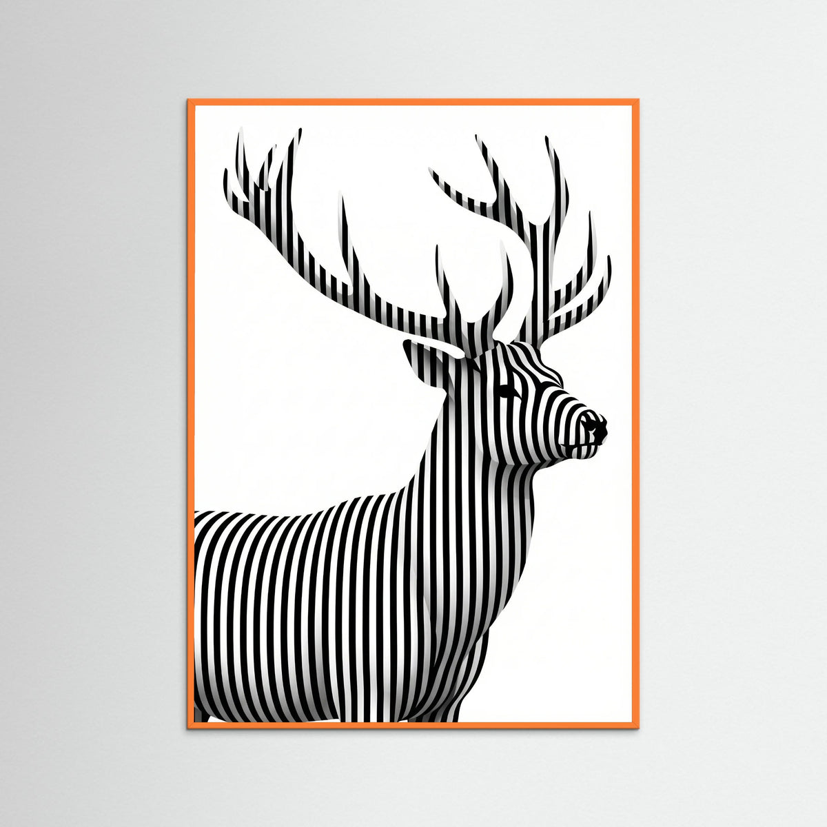 Orange Wood Striped Muse