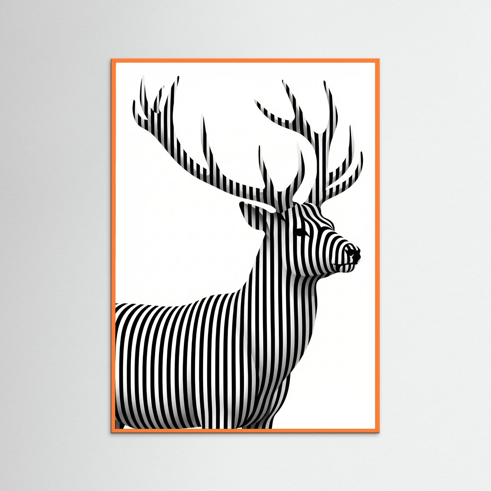 Orange Wood Striped Muse
