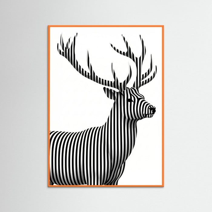 Orange Wood Striped Muse