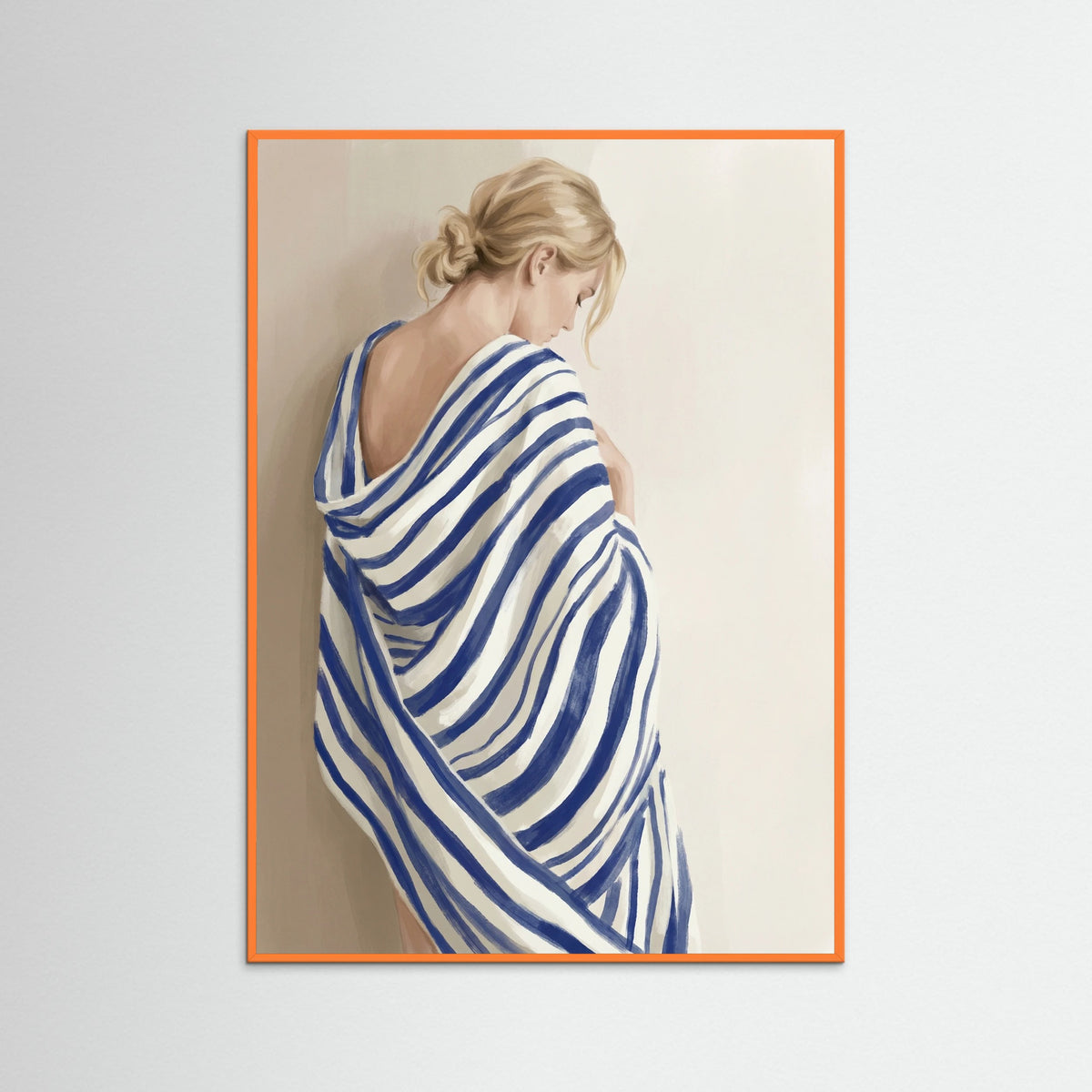 Orange Wood Striped Serenity