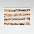Orange Wood Stripes of Earthy Warmth Poster