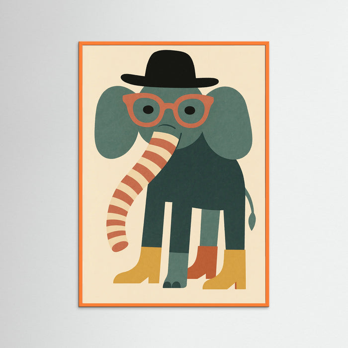 Orange Wood Stylish Sloth