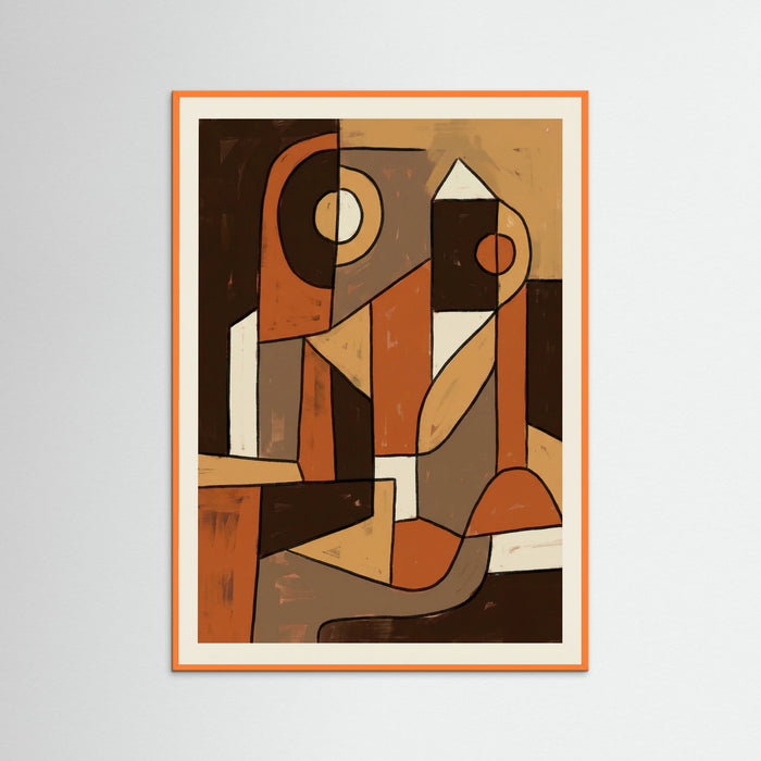 Orange Wood Stylized Mannequin