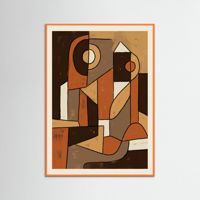 Orange Wood Stylized Mannequin