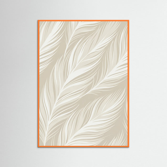 Orange Wood Subtle Botanical Flow