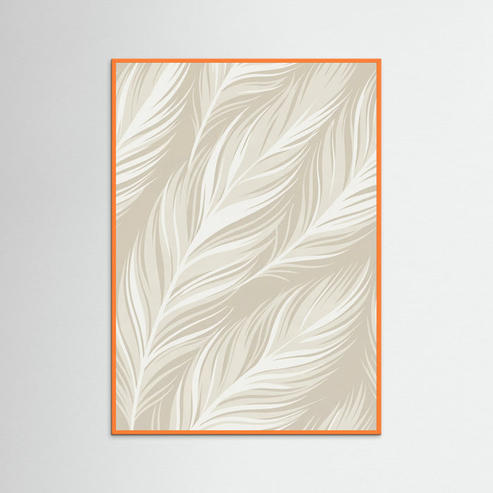 Orange Wood Subtle Botanical Flow