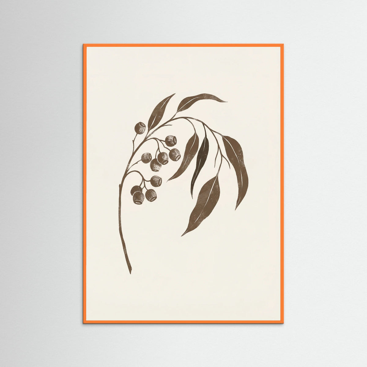 Orange Wood Subtle Foliage