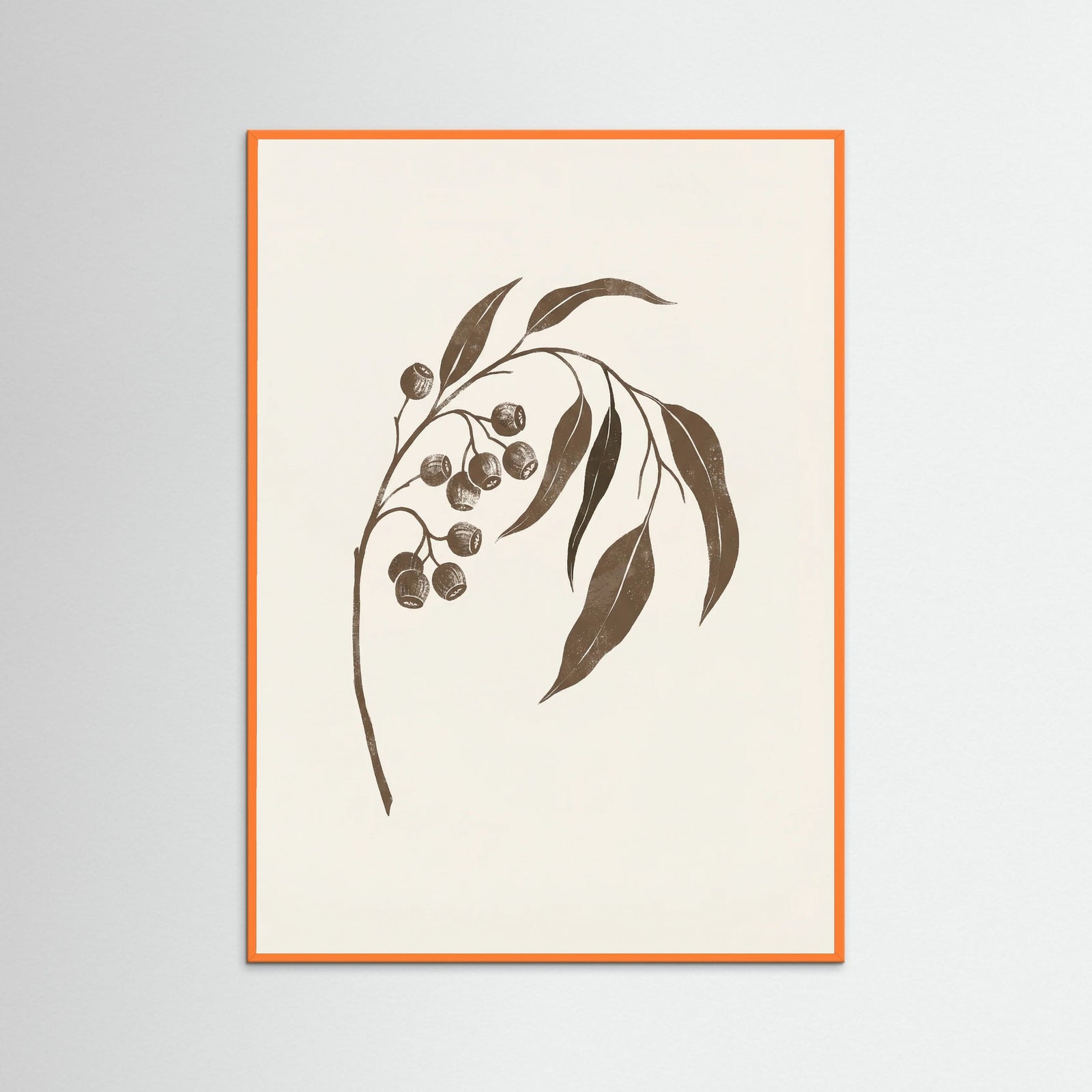 Orange Wood Subtle Foliage