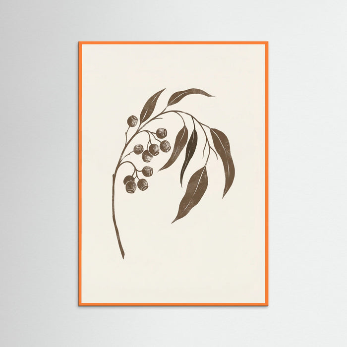 Orange Wood Subtle Foliage