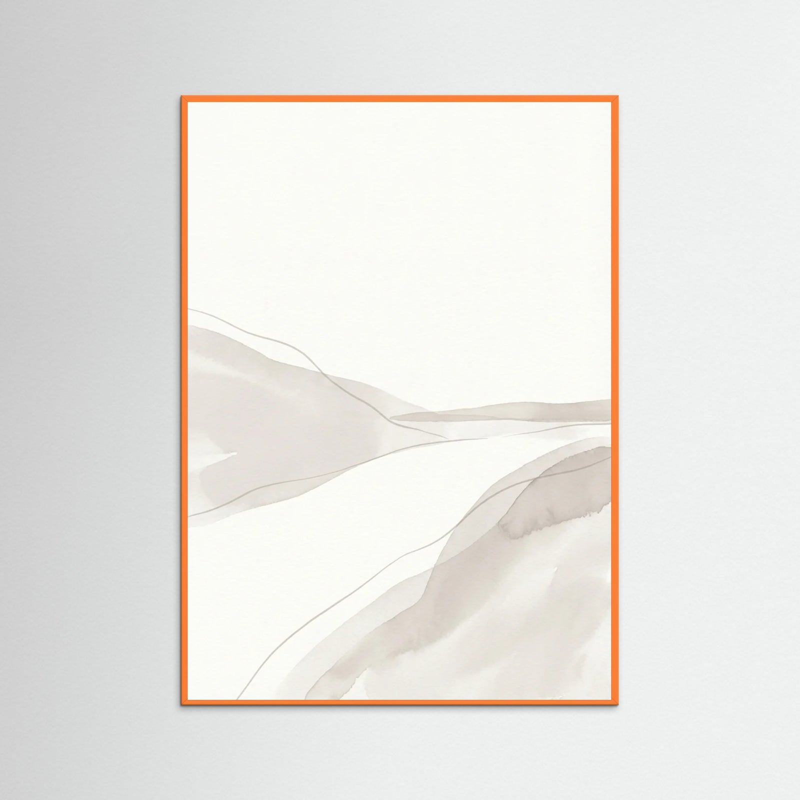 Orange Wood Subtle Serenity