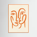 Orange Wood Subtle Strokes