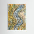 Orange Wood Subtle Tessellations