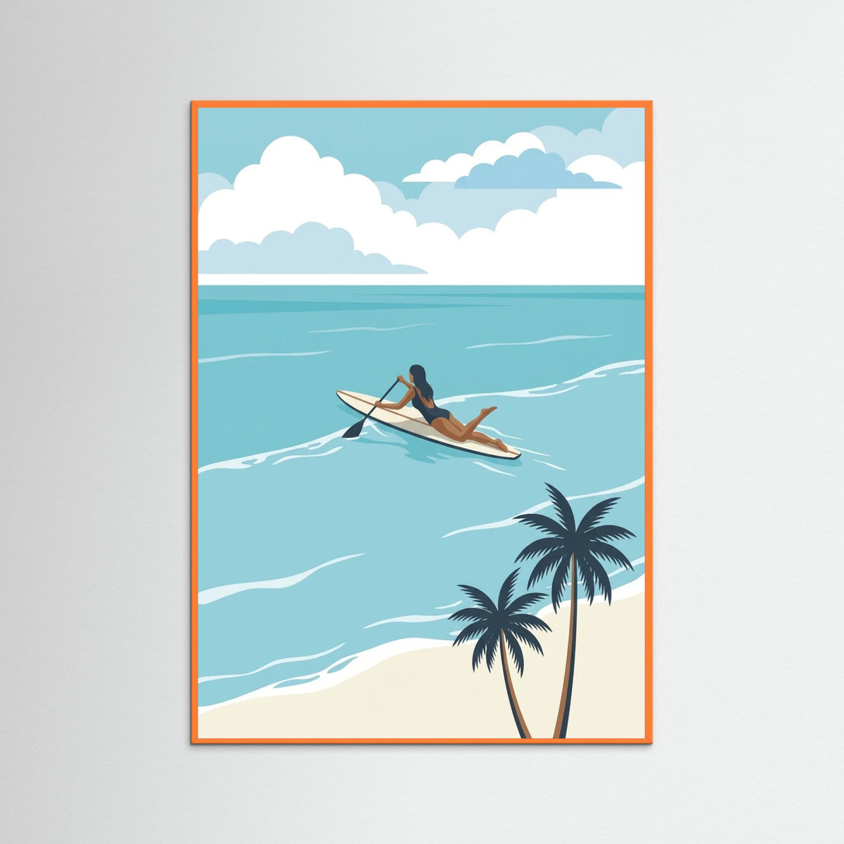 Orange Wood Summer Dive