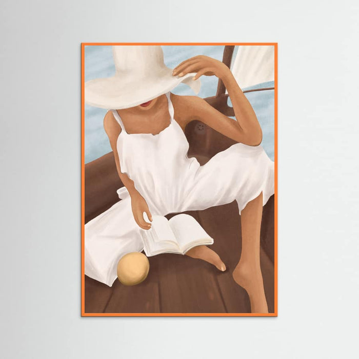 Summer Reading I Poster – poster och konsttryck