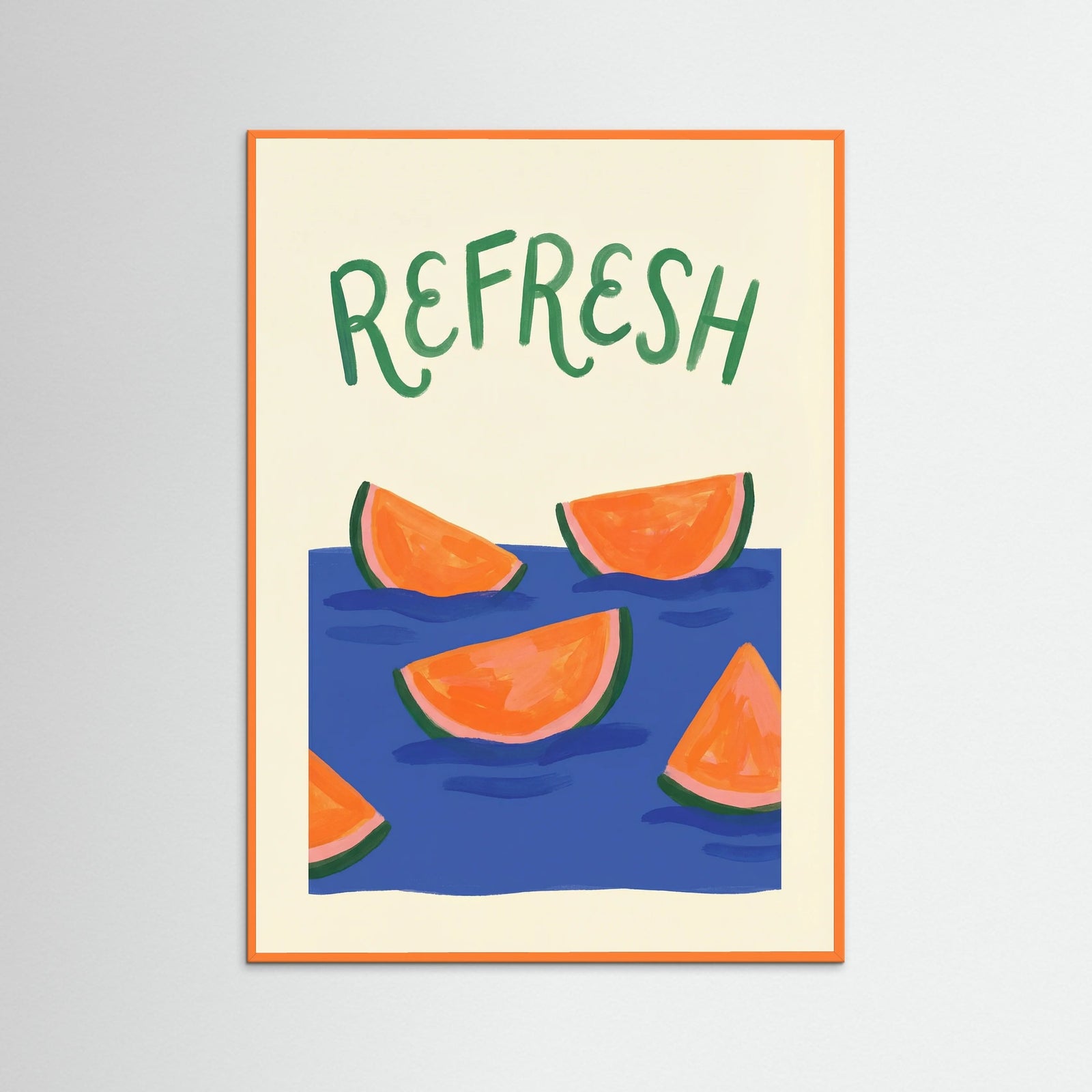 Orange Wood Summer Solstice Joy