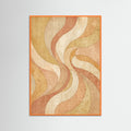 Orange Wood Sunlit Tapestry