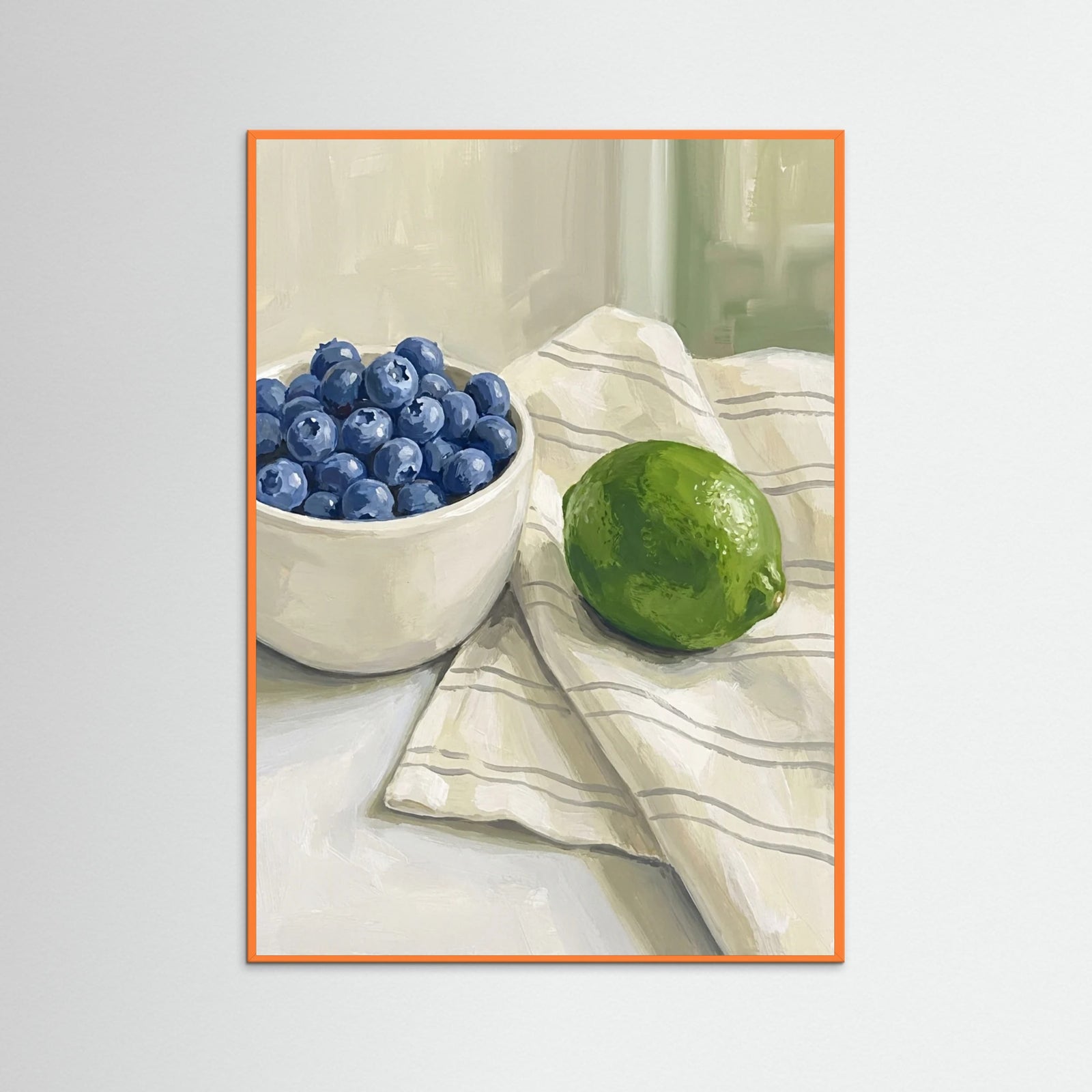 Orange Wood Sunny Citrus Bloom