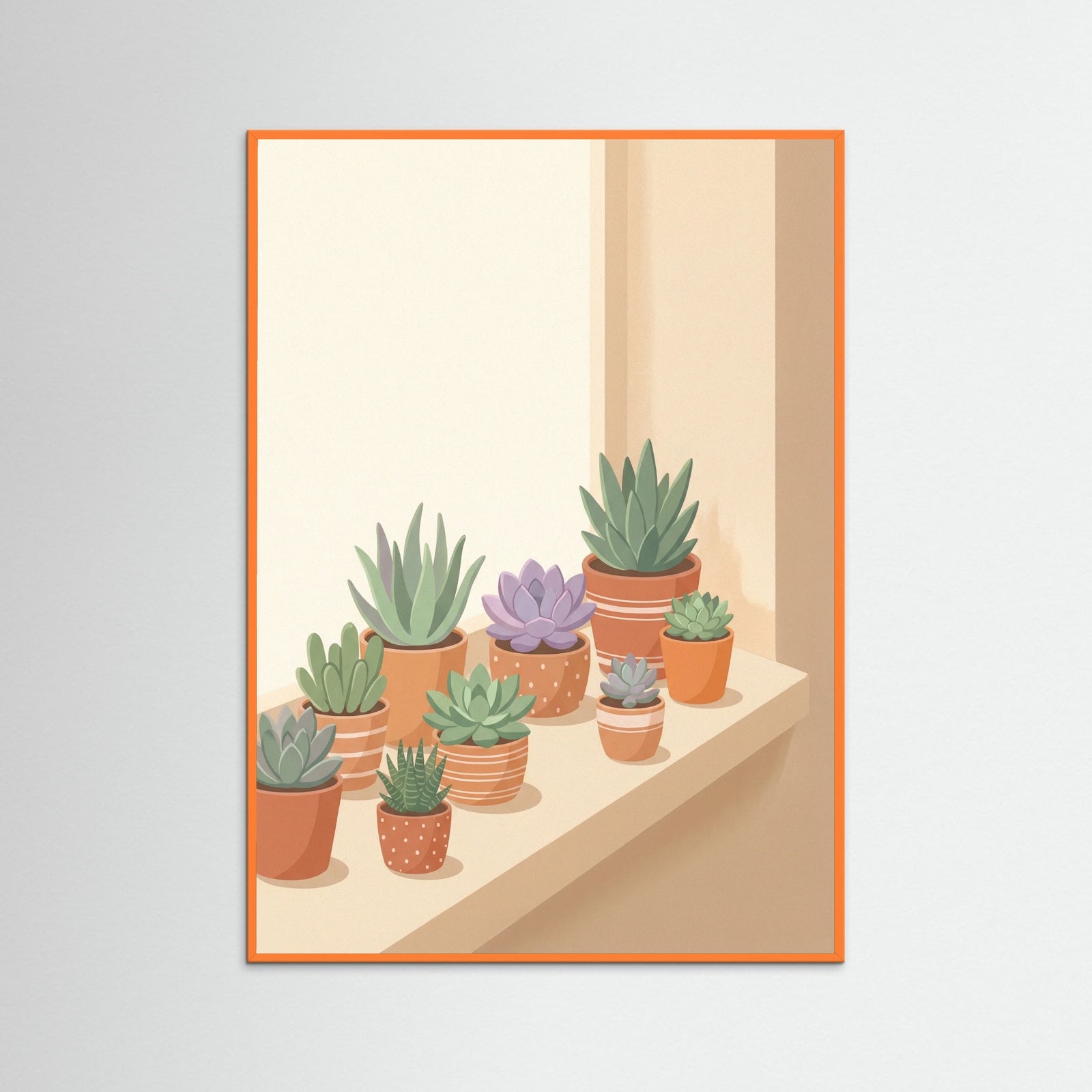 Orange Wood Sunny Daisies