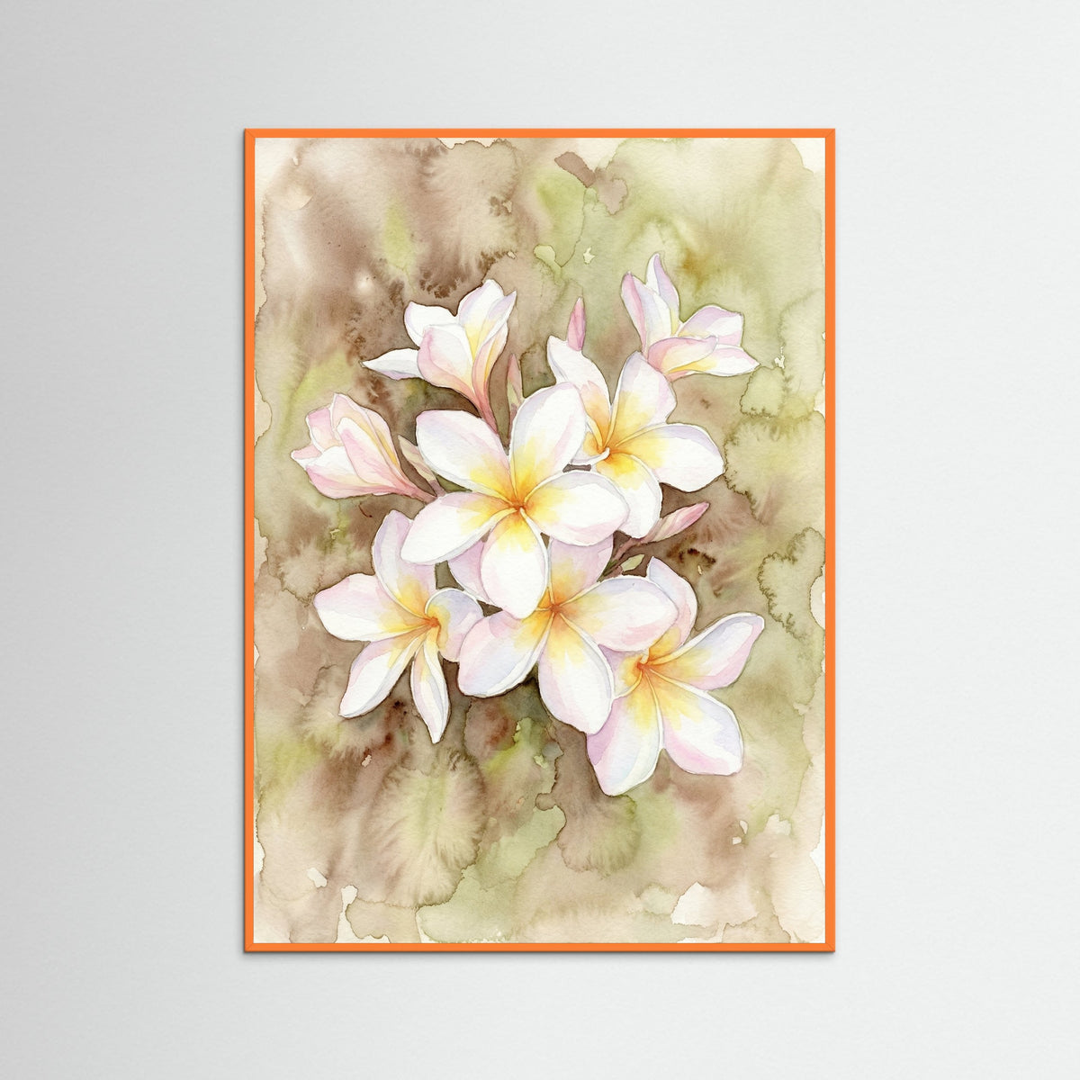 Orange Wood Sunny Hibiscus