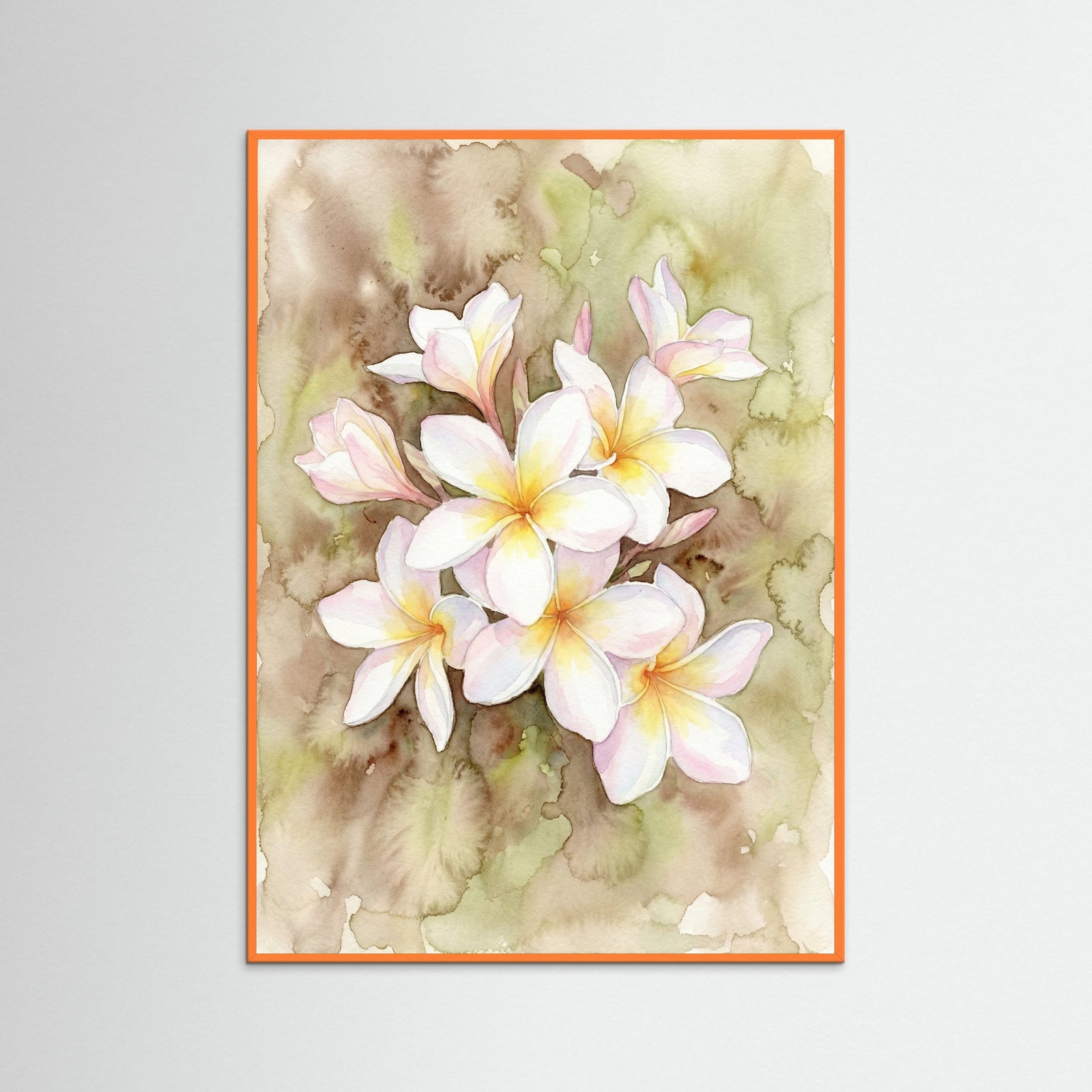 Orange Wood Sunny Hibiscus