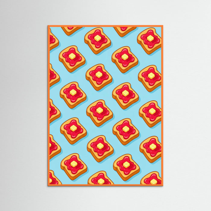 Orange Wood Sunny Side Pattern
