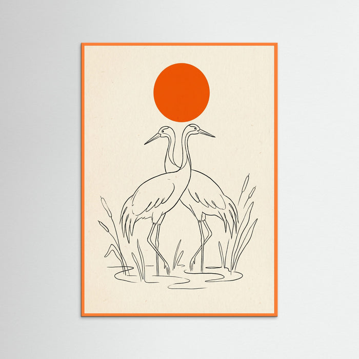 Orange Wood Sunset Companions