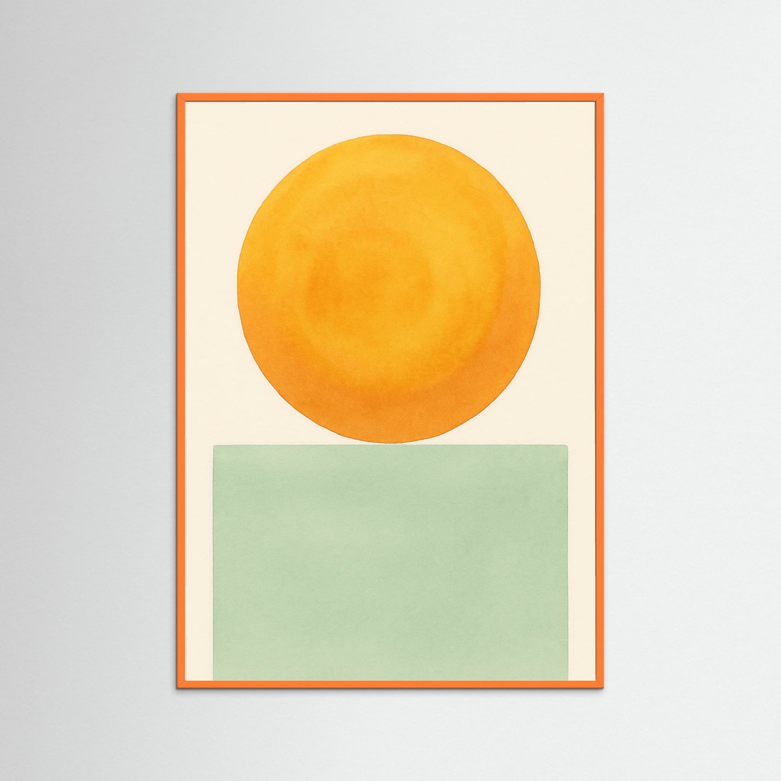 Orange Wood Sunset Melody