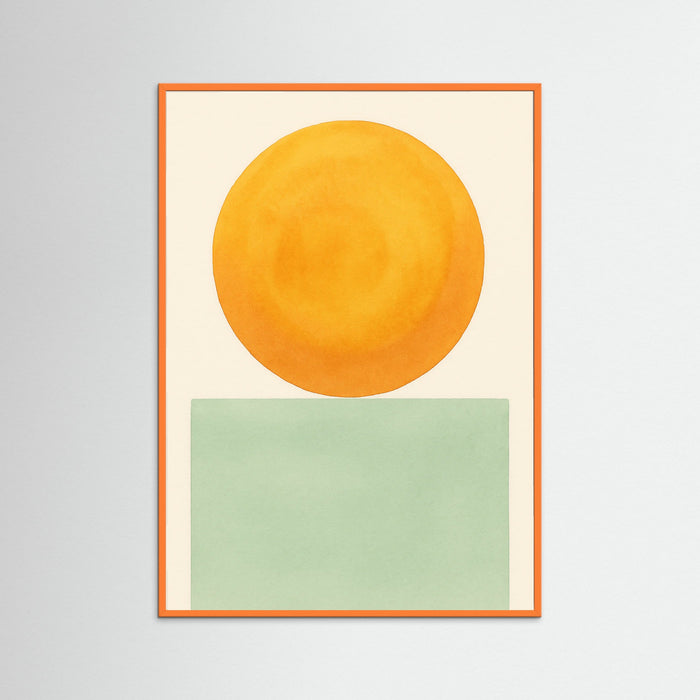 Orange Wood Sunset Melody