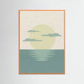 Orange Wood Sunset Reverie