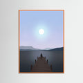 Orange Wood Sunset Solace