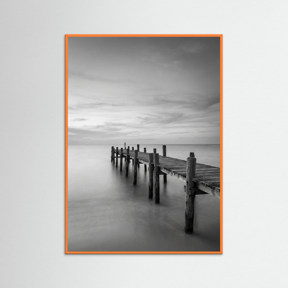 Orange Wood Surfboard Serenity