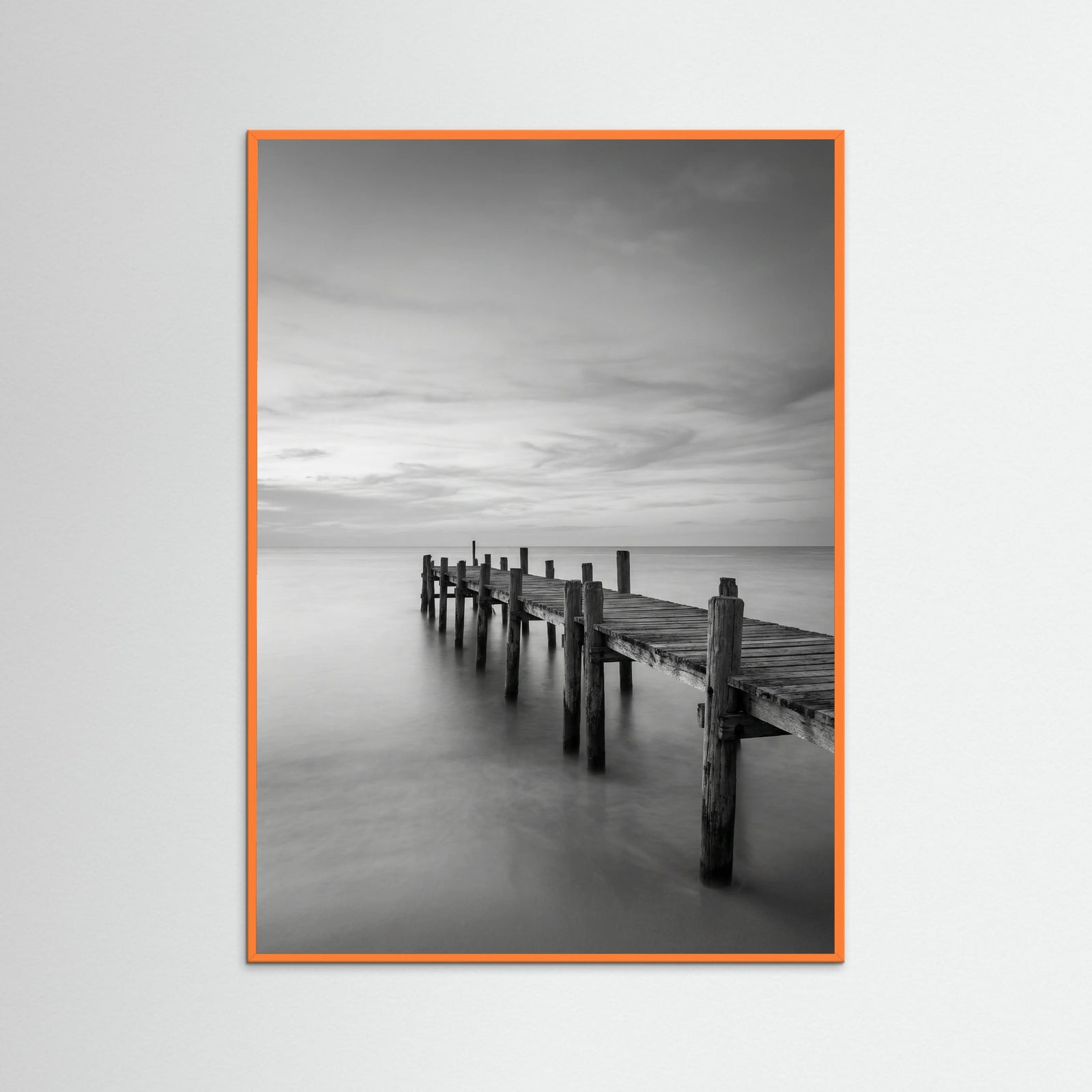 Orange Wood Surfboard Serenity