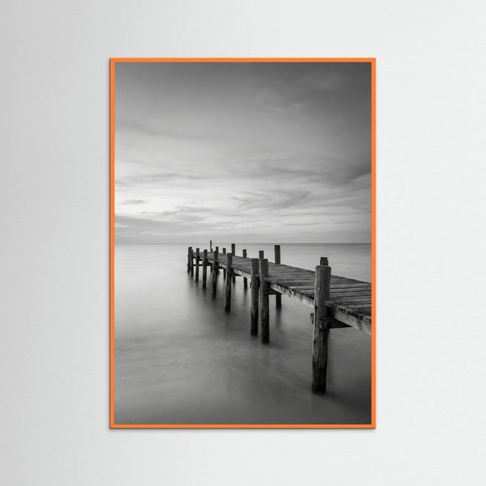 Orange Wood Surfboard Serenity