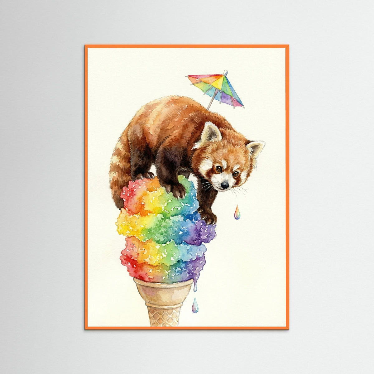 Orange Wood Sweet Perch