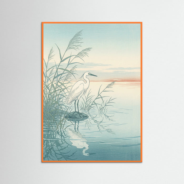 Orange Wood Swimming Carp